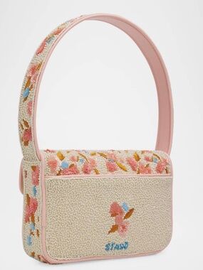 STAUD Tommy shoulder bag beaded NEW NWT IN PACKAGING